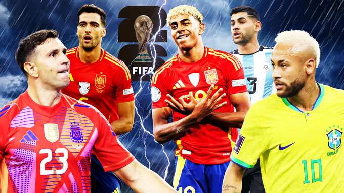 Nhiều siêu sao đang phải chạy đua với thời gian để kịp dự World Cup 2026 - Ảnh: The Sun