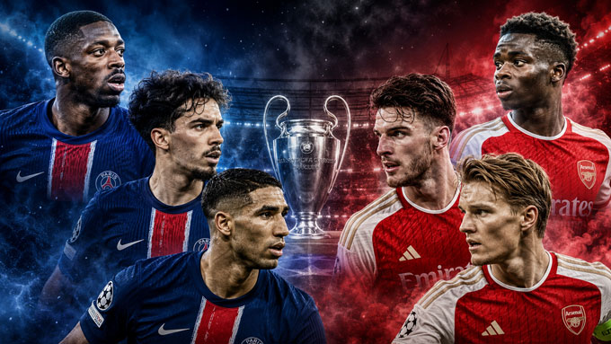 PSG cần phải cẩn trọng với phiên bản mới của Arsenal