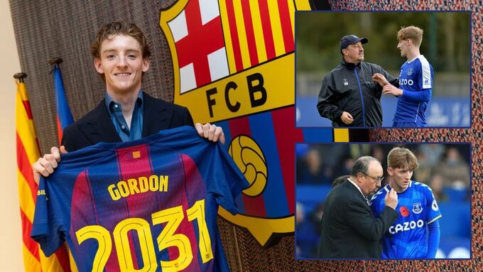Để đến được Barca, Anthony Gordon cần cảm ơn HLV cũ Rafa Benitez.