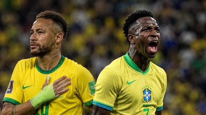 Không phải Neymar, Vinicius mới là hạt nhân quan trọng nhất trên hàng công Brazil tại World Cup 2026