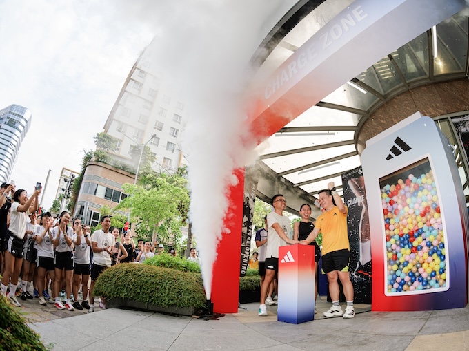Quang cảnh khai trương cửa hàng adidas Sala running store tại khu đô thị Sala. Ảnh: BTC 