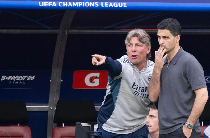 Mikel Arteta gây phẫn nộ ở trận chung kết Champions League