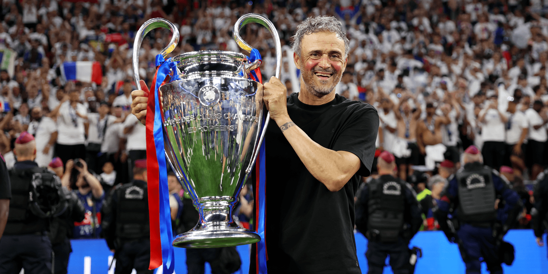 Luis Enrique đã giành chiến thắng cả 3 trận chung kết Champions League