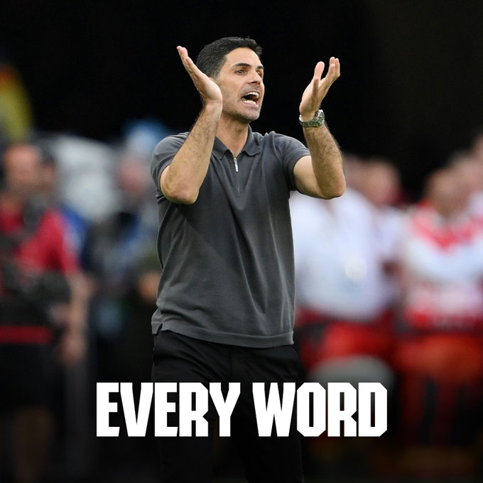 HLV Arteta tức giận vì trọng tài không cho Arsenal hưởng phạt đền - Ảnh: @Arsenal