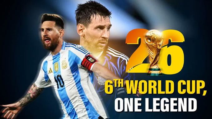Messi vẫn thi đấu tại World Cup 2026 vì niềm vui và vì các đồng đội cũng như HLV Scaloni - Ảnh: prameyanews