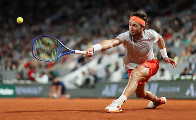 Ruud thua Fonseca tại vòng bốn Roland Garros 2026. Ảnh: ATP