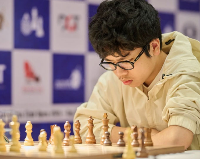 Kỳ thủ Đầu Khương Duy xếp hạt giống số 22 tại giải năm nay. Ảnh: Bangkokchess