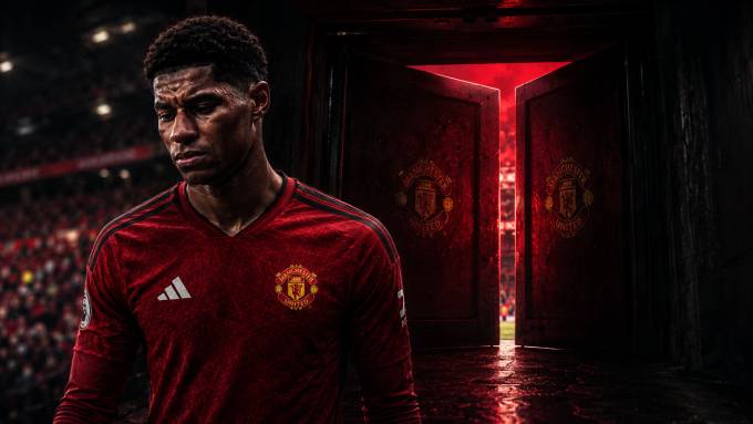Marcus Rashford không nên có cửa trở lại MU (ảnh do AI tạo)