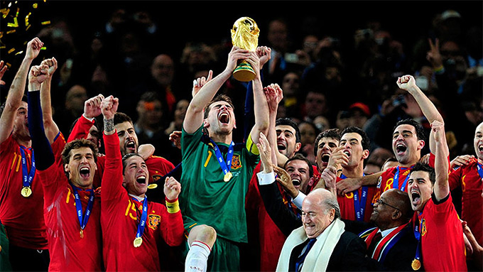 Tây Ban Nha được kỳ vọng tái hiện thành tích vô địch World Cup 2010