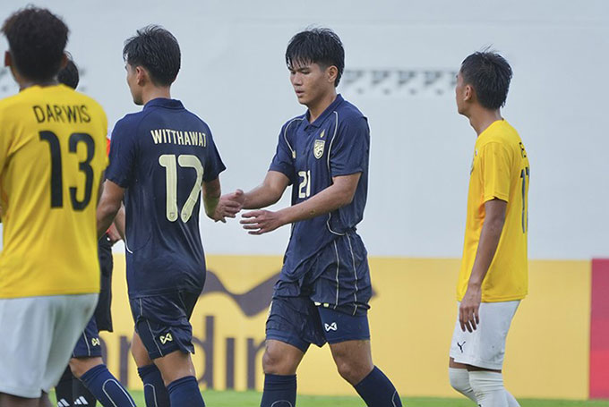 U19 Thái Lan tạm đứng đầu bảng B 