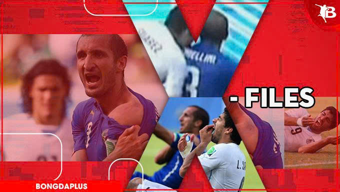 Suarez từng gây phẫn nộ khi cắn Chiellini tại World Cup 2014