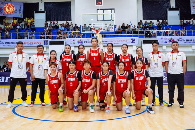 ĐT bóng rổ U18 nữ Việt Nam xuất sắc thắng U18 nữ Thái Lan