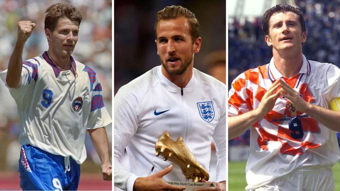 Oleg Solenko ở World Cup 1994, Kane ở 2018 và Suker ở 1998