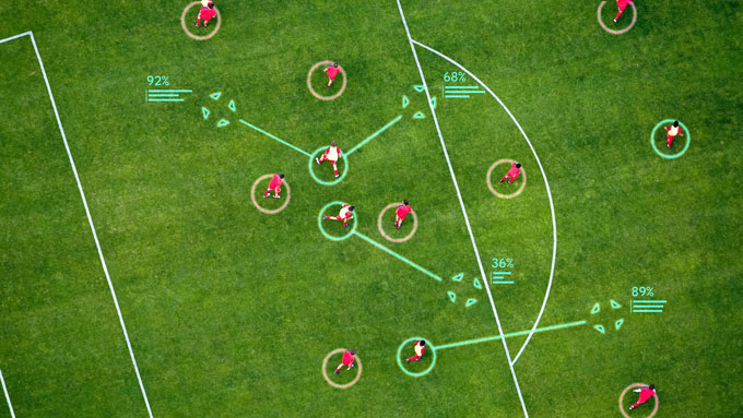 Trí tuệ nhân tạo hỗ trợ phân tích chiến thuật sẽ được áp dụng tại World Cup 2026 - Ảnh: deepmind