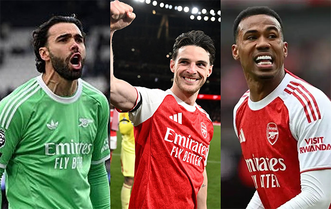Arsenal góp mặt 3 cái tên vào danh sách đề cử Cầu thủ xuất sắc nhất mùa