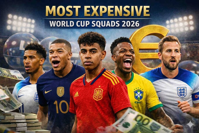 Rất nhiều đội tuyển có giá trị cao tham dự World Cup 2026 - Ảnh: Sports Orca