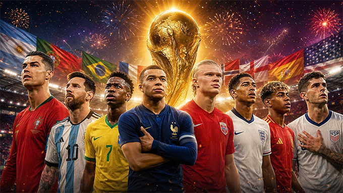 World Cup 2026 là nơi hội tụ của 3 thế hệ phi thường của bóng đá thế giới