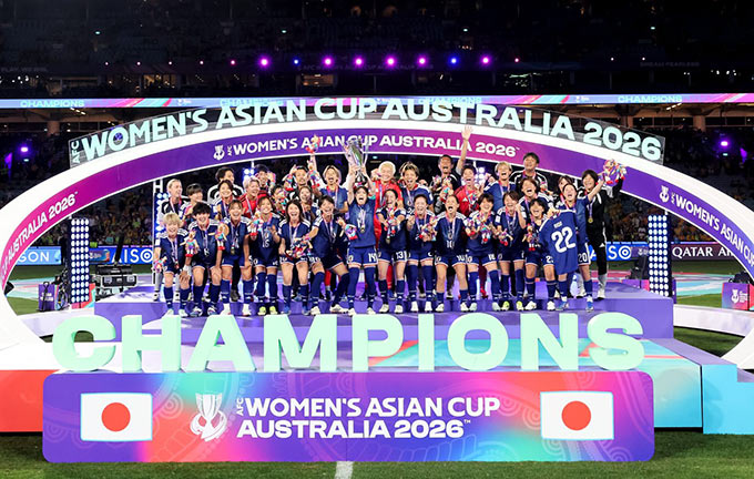 ĐT nữ Nhật Bản đang đứng thứ 5 trên BXH FIFA