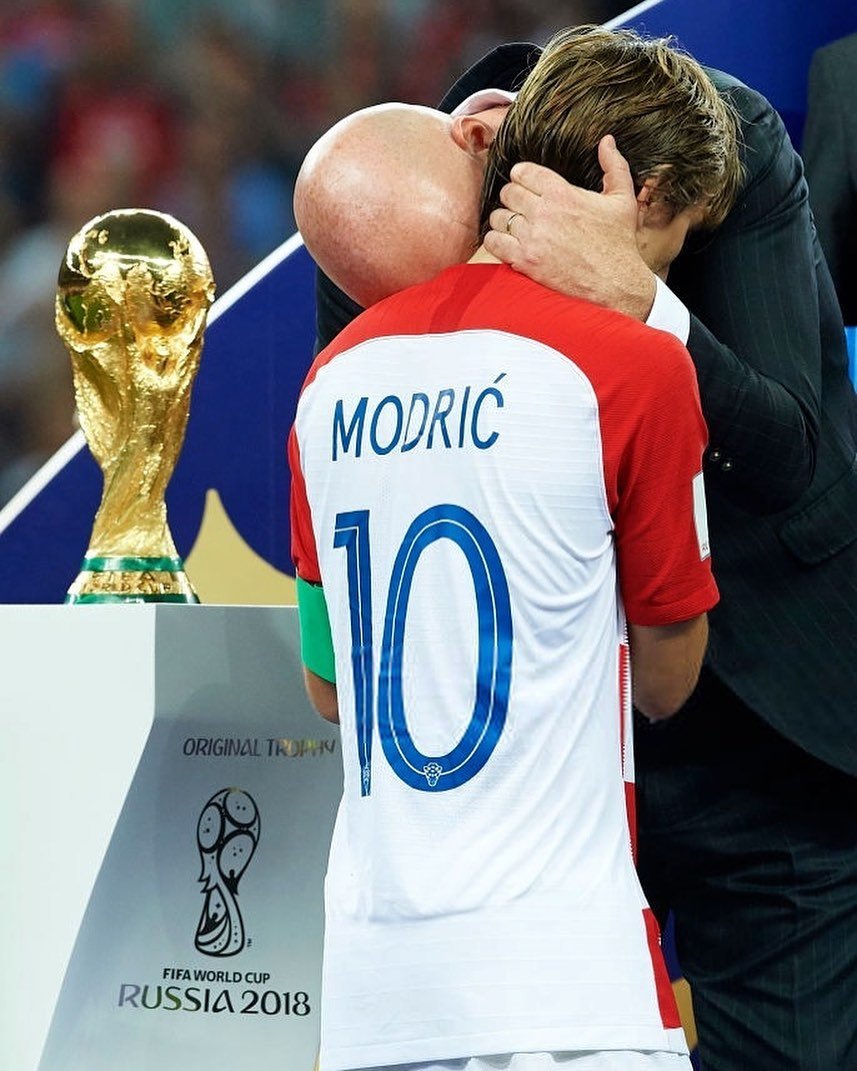 Năm 2018, Luka Modric đã rất gần Cúp Vàng thế giới