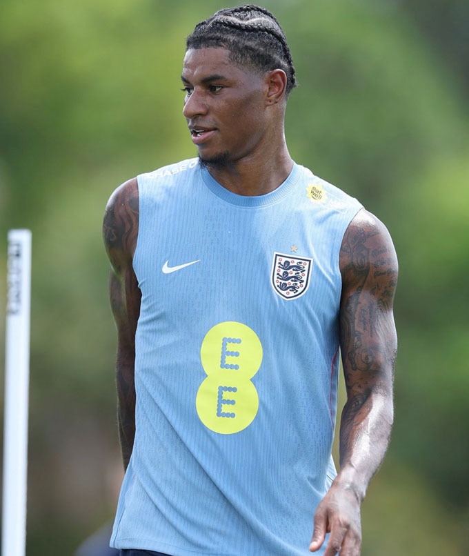 Rashford đang nỗ lực cùng ĐT Anh chuẩn bị cho World Cup 2026 - Ảnh: @Utdtruthful