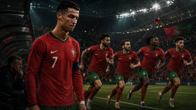 Cristiano Ronaldo cần chấp nhận hạ cái Tôi của mình xuống vì tập thể (ảnh do AI tạo)