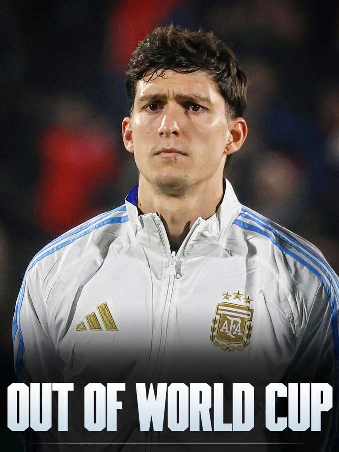 Balerdi bị loại khỏi danh sách dự World Cup vì chấn thương - Ảnh: Fabrizio Romano