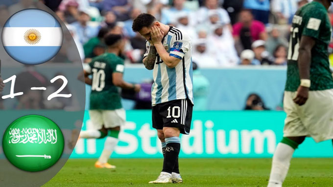 Argentina bất ngờ thua sốc Saudi Arabia ở trận ra quân - Ảnh:  Lords oF Football LoF