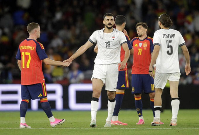 Hussein là niềm hi vọng số 1 của ĐT Iraq ở World Cup lần này - Ảnh: @ArabNewsSport