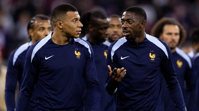 Dembele thẳng thắn nhắc nhở Mbappe về việc tham gia hỗ trợ phòng ngự