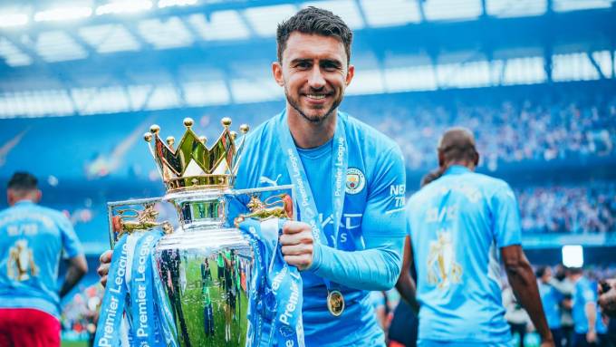 Aymeric Laporte tin Man City của anh có thể giành 5 Champions League (ảnh mancity.com)