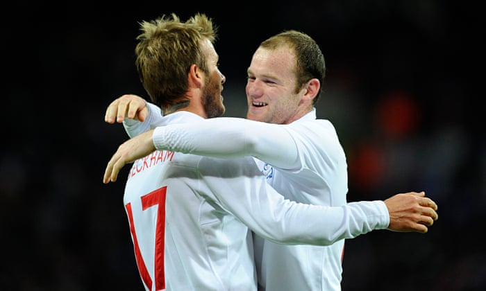 David Beckham và Wayne Rooney đều bị gạt khỏi Top 30