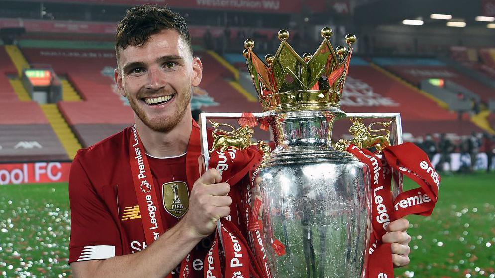 Robertson đã rời Liverpool với 2 chức vô địch Premier League và một chức vô địch Champions League