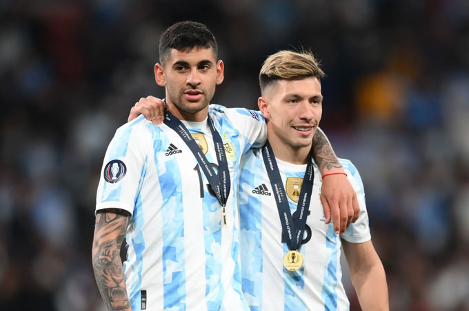 Bộ đôi này đã có sự ăn ý khi sát cánh tại ĐT Argentina - Ảnh: The Sun