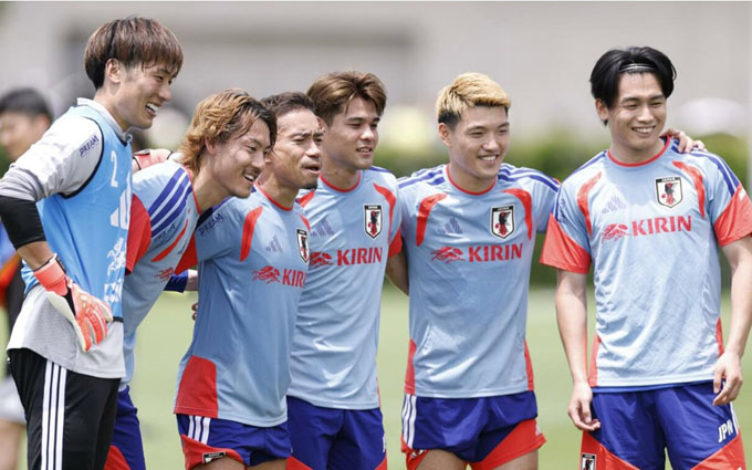 Dàn sao ĐT Nhật Bản đang chuẩn bị hết sức cho World Cup - Ảnh: @Sporf