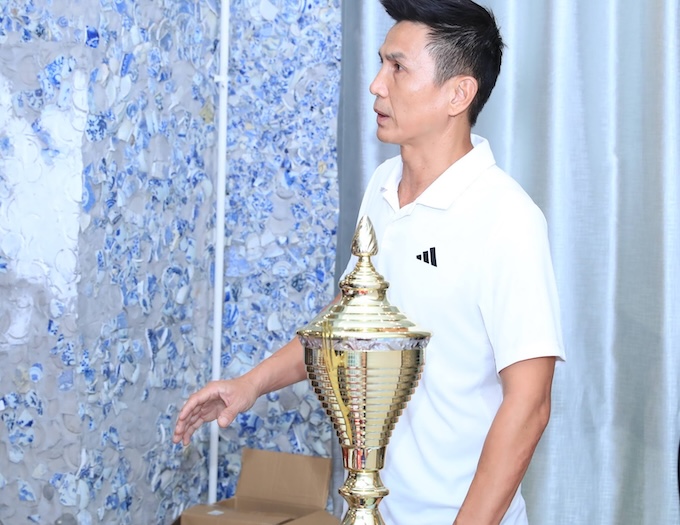 Cựu tuyển thủ Thế Anh đầy trăn trở về bóng đá TP.HCM. Ảnh: Trần Cường 