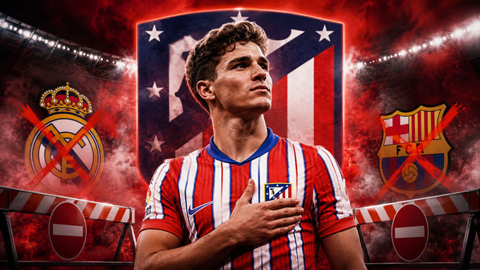 Atletico từ chối bán Alvarez cho Real và Barca