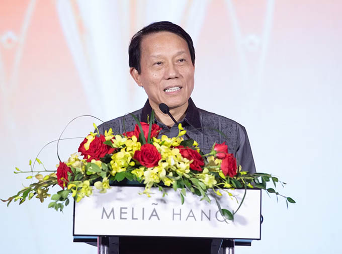 Bộ trưởng Lương Tam Quang phát biểu tại buổi lễ 