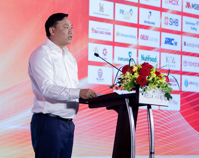 Đại tá Nguyễn Tiến Đạt, Phó Giám đốc Công an TP Hà Nội phát biểu tại buổi lễ