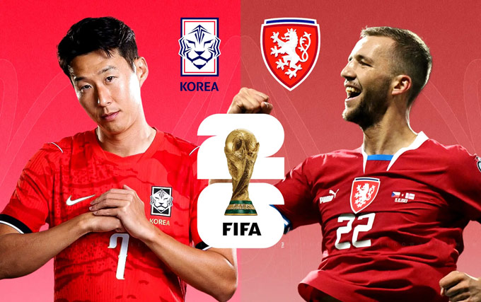 Hàn Quốc sẽ mở màn World Cup 2026 bằng trận gặp CH Séc