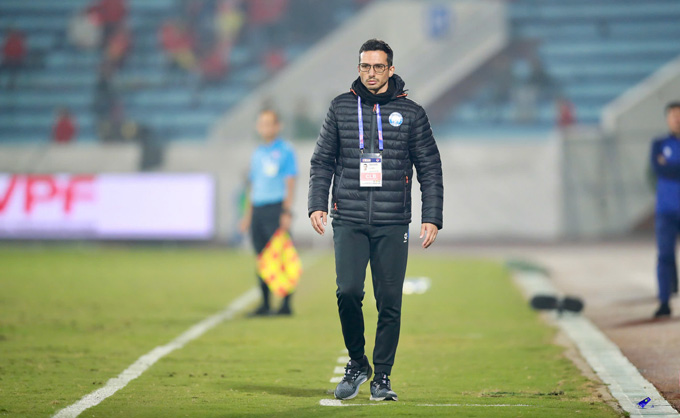 HLV Mauro đứng trước cơ hội lớn tái ngộ với Nam Định ở Cúp các CLB Đông Nam Á 2026/27 - Ảnh: Đức Cường 