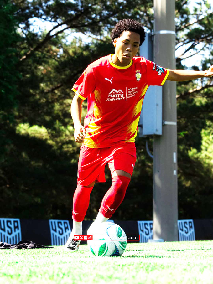 Ali trưởng thành tại CLB AFC Lightning (Mỹ) - Ảnh: Vietnam Football Scout