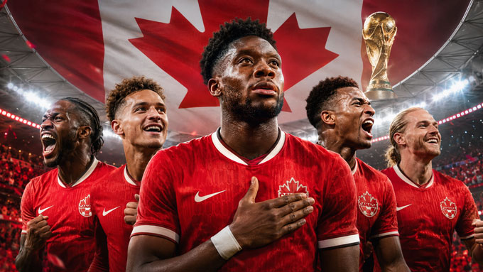 Bóng đá nam Canada đã có những bước tiến mạnh mẽ và World Cup 2026 có thể là bước ngoặt đối với họ