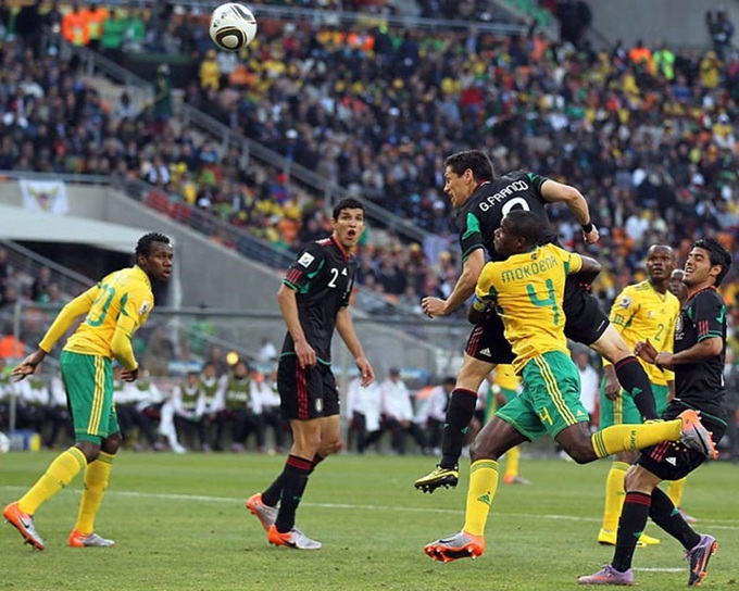 Mexico từng khiến chủ nhà Nam Phi phải dừng bước ngay ở vòng bảng tại World Cup 2010