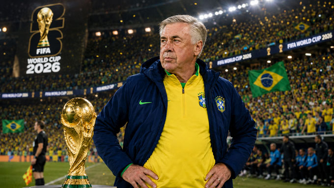 Ancelotti nhận nhiệm vụ khó khăn với ĐT Brazil tại World Cup 2026
