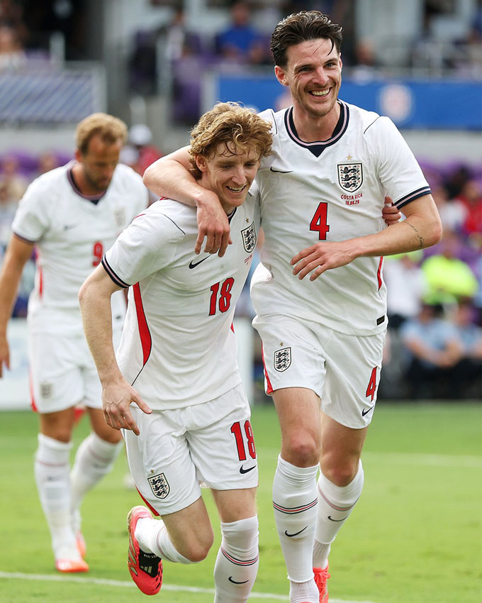 Rice và các đồng đội tự tin hướng tới World Cup 2026 - Ảnh: @England