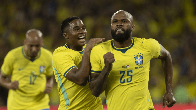 Endrick hay Igor Thiago sẽ đá chính trước Morocco? - Ảnh: @VERSUSapuestas