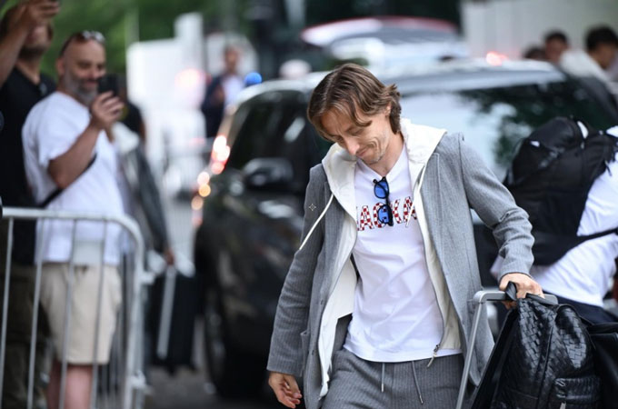 Luka Modric và đồng đội đã đặt chân tới Mỹ 