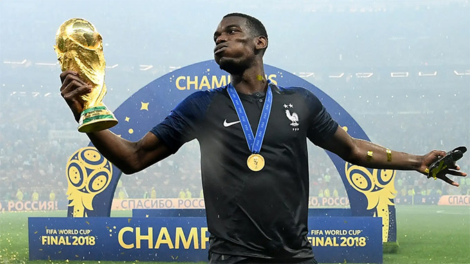 Pogba là nhà vô địch World Cup 2018 cùng ĐT Pháp