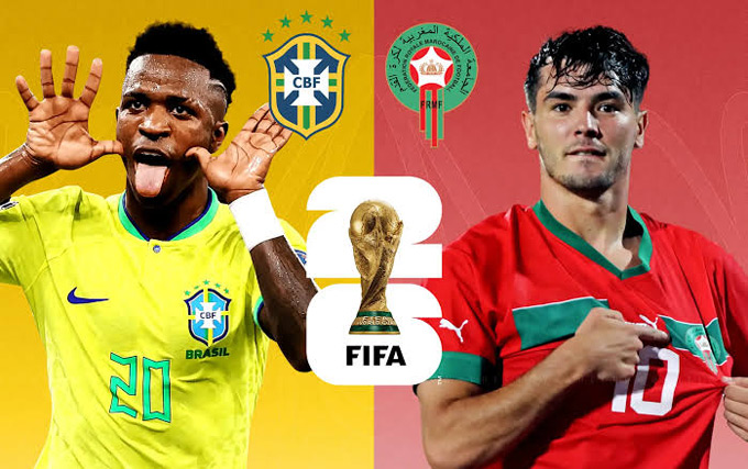 Siêu máy tính dự đoán kết quả Brazil vs Morocco tại World Cup 2026, với Brazil được đánh giá nhỉnh hơn