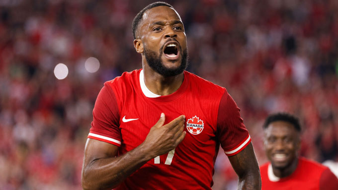 Larin là người hùng của ĐT Canada khi ghi bàn gỡ hòa 1-1 ở trận ra quân World Cup 2026 với Bosnia